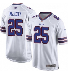 Mens Nike Buffalo Bills 25 LeSean McCoy Game White NFL Jersey