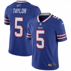 Mens Nike Buffalo Bills 5 Tyrod Taylor Royal Blue Team Color Vapor Untouchable Limited Player NFL Jersey