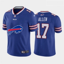 Nike Bills 17 Josh Allen Royal Team Big Logo Vapor Untouchable Limited Jersey