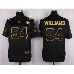 Nike Bills #94 Mario Williams Black Mens Stitched NFL Elite Pro Line Gold Collection Jersey