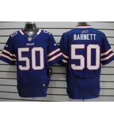 Nike Buffalo Bills 50 Nick Barnett Blue Elite NFL Jersey