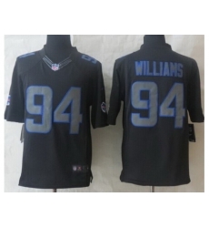 Nike Buffalo Bills 94 Williams Black Limited Impact NFL Jersey