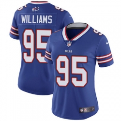 Nike Bills #95 Kyle Williams Royal Blue Team Color Womens Stitched NFL Vapor Untouchable Limited Jersey