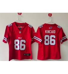 Women Buffalo Bills 86 Dalton Kincaid Red 2023 F U S E  Vapor Untouchable Limited Stitched Football Jersey  Women Buffalo Bills 86 Dalton Kincaid Red 2023 F U S E  Vapor Untouchable Limited Stitched Football Jersey