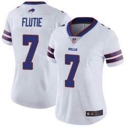 Women Buffalo Bills Doug Flutie White Limited Color Rush Vapor Untouchable Jersey