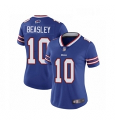 Womens Buffalo Bills 10 Cole Beasley Royal Blue Team Color Vapor Untouchable Elite Player Football Jersey