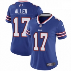 Womens Nike Buffalo Bills 17 Josh Allen Royal Blue Team Color Vapor Untouchable Elite Player NFL Jersey