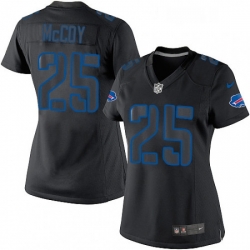 Womens Nike Buffalo Bills 25 LeSean McCoy Limited Black Impact NFL Jersey