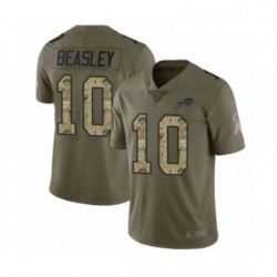 Youth Buffalo Bills 10 Cole Beasley Limited Olive Camo 2017 Salute to Service Football Jersey