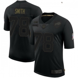 Youth Buffalo Bills 78 Bruce Smith Black Limited 2020 Salute To Service Jersey