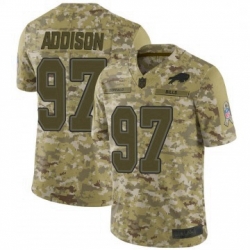 Youth Buffalo Bills Mario Addison Camo Limited 2018 Salute To Service Jersey By Nike