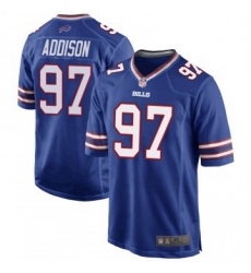 Youth Buffalo Bills Mario Addison Royal Blue Game Team Color Jersey By Nike