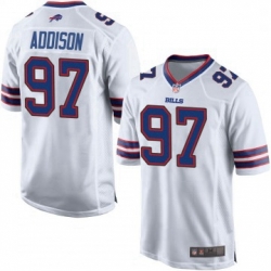 Youth Buffalo Bills Mario Addison White Game Jersey By Nike