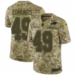 Youth Nike Buffalo Bills 49 Tremaine Edmunds Limited Camo 2018 Salute to Service NFL Jersey