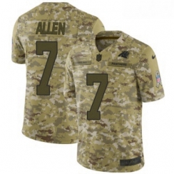 Kyle Allen Men Carolina Panthers Nike 2018 Salute to Service Jersey Limited Camo