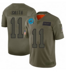 Men Carolina Panthers 11 Torrey Smith Limited Camo 2019 Salute to Service Football Jersey