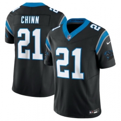 Men Carolina Panthers 21 Jeremy Chinn Black 2023 F U S E  Vapor Untouchable Stitched Football Jersey