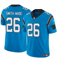 Men Carolina Panthers 26 Chau Smith Wade Blue 2025 F U S E  Vapor Limited Stitched Football Jersey