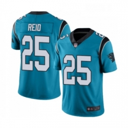 Mens Carolina Panthers 25 Eric Reid Limited Blue Rush Vapor Untouchable Football Jersey