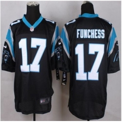 New Carolina Panthers #17 Devin Funchess Black Team Color Men Stitched NFL Elite Jersey