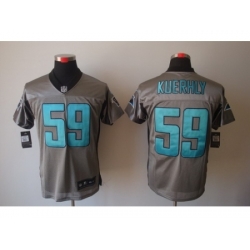 Nike Carolina Panthers 59 Luke Kuechly Grey Elite Shadow NFL Jersey