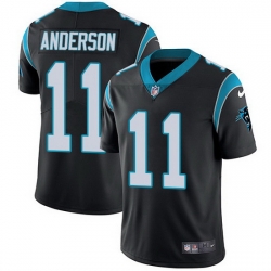 Nike Panthers 11 Robby Anderson Black Team Color Men Stitched NFL Vapor Untouchable Limited Jersey