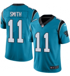 Nike Panthers #11 Torrey Smith Blue Alternate Mens Stitched NFL Vapor Untouchable Limited Jersey