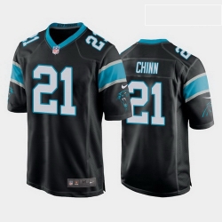 men jeremy chinn carolina panthers black game jersey