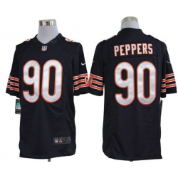 2012 Nike NFL Chicago Bears 90 Julius Peppers Blue Jerseys Limited