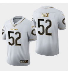 Bears 52 Khalil Mack White 100th Season Vapor Untouchable Limited Jersey