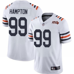 Bears 99 Dan Hampton White Alternate Men Stitched Football Vapor Untouchable Limited 100th Season Jersey