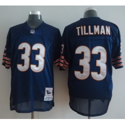 Chicago Bears 33 Tillman Blue M&N Throwback NFL Jerseys