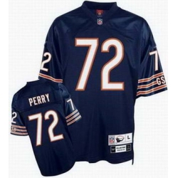 Chicago Bears 72 William Perry Jersey Throwback blue