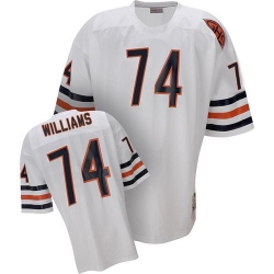 Chicago Bears 74 Chris Williams mitchelland white