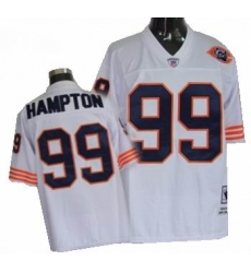 Chicago Bears 99 HAMPTON white throwback jerseys mitchellandness