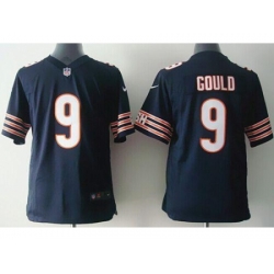 Kids Nike Chicago Bears #9 Robbie Gould Navy Blue Team Color Stitched NFL Jersey