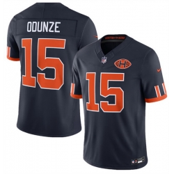Men Chicago Bears  15 Rome Odunze Navy 2026 F U S E  Rivalries Collection Limited Stitched Football Jersey