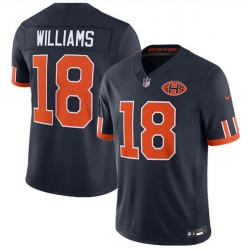 Men Chicago Bears  18 Caleb Williams Navy 2026 F U S E  Rivalries Collection Limited Stitched Football Jersey