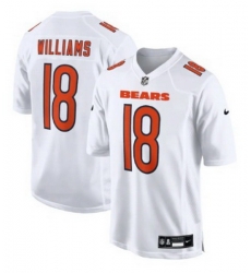 Men Chicago Bears 18 Caleb Williams Tundra White Fashion Jersey Men Chicago Bears 18 Caleb Williams Tundra White Fashion Jersey