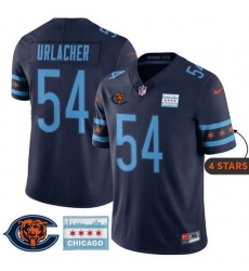 Men Chicago Bears 54 Brian Urlacher Navy City Edition F U S E With Chicago Flag Vapor Untouchable Limited Stitched Football Jersey Men Chicago Bears 54 Brian Urlacher Navy City Edition F U S E With Chicago Flag Vapor Untouchable Limited Stitched Football Jersey