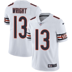 Men Nike Bears #13 Kendall Wright White Stitched NFL Vapor Untouchable Limited Jersey