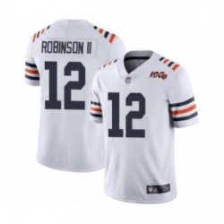 Mens Chicago Bears 12 Allen Robinson White 100th Season Limited Football Jersey Mens Chicago Bears 12 Allen Robinson White 100th Season Limited Football Jersey