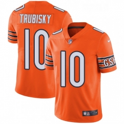 Mens Nike Chicago Bears 10 Mitchell Trubisky Limited Orange Rush Vapor Untouchable NFL Jersey Mens Nike Chicago Bears 10 Mitchell Trubisky Limited Orange Rush Vapor Untouchable NFL Jersey