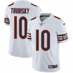 Mens Nike Chicago Bears 10 Mitchell Trubisky White Vapor Untouchable Limited Player NFL Jersey Mens Nike Chicago Bears 10 Mitchell Trubisky White Vapor Untouchable Limited Player NFL Jersey