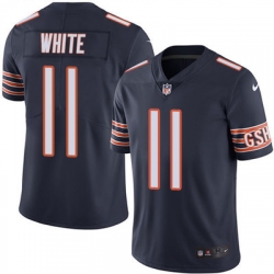 Nike Bears #11 Kevin White Navy Blue Team Color Mens Stitched NFL Vapor Untouchable Limited Jersey