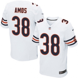 Nike Bears #38 Adrian Amos White Mens Stitched NFL Elite Jersey