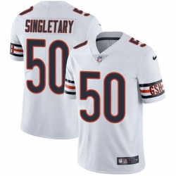 Nike Bears #50 Mike Singletary White Mens Stitched NFL Vapor Untouchable Limited Jersey