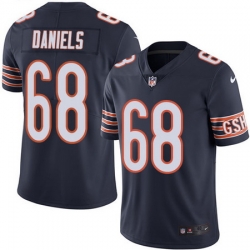 Nike Bears #68 James Daniels Navy Blue Team Color Mens Stitched NFL Vapor Untouchable Limited Jersey