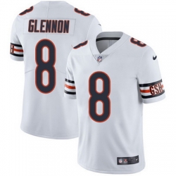 Nike Bears #8 Mike Glennon White Mens Stitched NFL Vapor Untouchable Limited Jersey