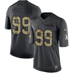 Nike Bears #99 Lamarr Houston Black Mens Stitched NFL Limited 2016 Salute to Service Jersey